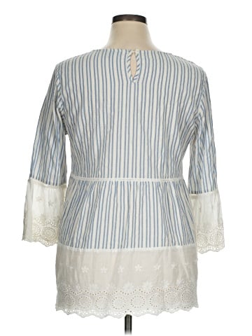 Suzanne Betro 3/4 Sleeve Blouse (view 2)