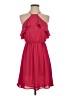 Lush 100% Polyester Solid Red Cocktail Dress Size S - photo 1