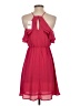 Lush 100% Polyester Solid Red Cocktail Dress Size S - photo 2