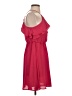 Lush 100% Polyester Solid Red Cocktail Dress Size S - photo 4