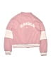 Reebok Stripes Pink Track Jacket Size 11 - 12 - photo 2