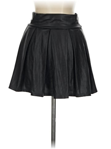 Spirit Faux Leather Skirt (view 2)