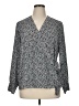 Vince Camuto 100% Polyester Gray Long Sleeve Blouse Size XL - photo 1