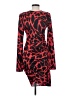 Beulah Style 100% Polyester Graphic Red Cocktail Dress Size M - photo 1