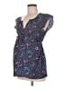 Motherhood 100% Polyester Blue Kimono Size Med Maternity - photo 1