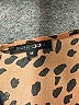 Papermoon 100% Polyester Animal Print Orange Short Sleeve Blouse Size M - photo 7