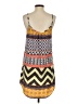 Sanctuary 100% Polyester Print Yellow Casual Dress Size S - photo 2