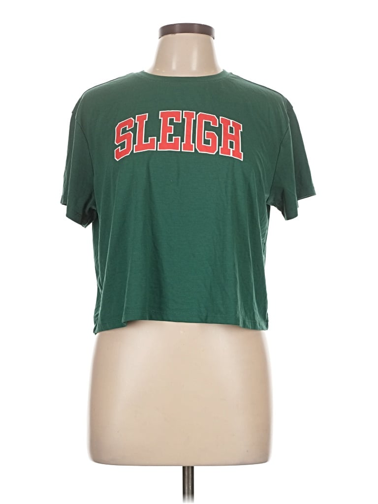 Pre-owned Assorted Brands Short Sleeve T-shirt In Green