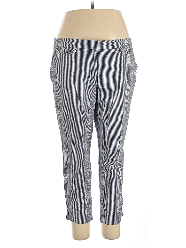 Pre-owned Anne Klein Casual Pants In Gray