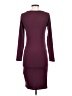 VICI Solid Burgundy Cocktail Dress Size S - photo 2