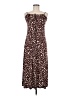 Audrey 3+1 Animal Print Brown Casual Dress Size M - photo 1