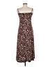 Audrey 3+1 Animal Print Brown Casual Dress Size M - photo 2