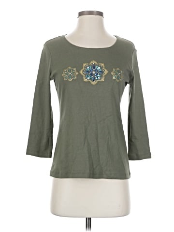Karen Scott 3/4 Sleeve T-Shirt (view 1)