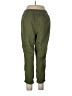 Point Sur 100% Cotton Solid Green Casual Pants Size 12 - photo 2