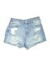 Topshop 100% Cotton Blue Denim Shorts Size 12 - photo 1