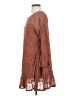 Shyanne 100% Polyester Brown Casual Dress Size S - photo 5
