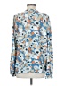 Joie 100% Polyester Blue Long Sleeve Blouse Size S - photo 2