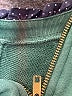 J.Crew 100% Cotton Color Block Green Turtleneck Sweater Size XXS - photo 7