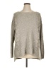 Not Your Daughter's Jeans Metallic Silver Pullover Sweater Size XL - photo 1
