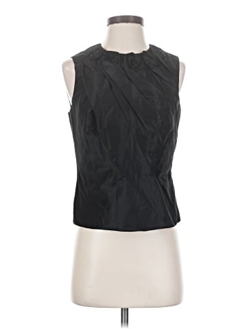 Carmen Marc Valvo Sleeveless Silk Top (view 1)