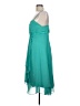 Alfred Angelo 100% Polyester Solid Teal Cocktail Dress Size 16 - photo 5