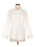 Chico's 100% Cotton White Ivory Long Sleeve Blouse Size L - photo 1