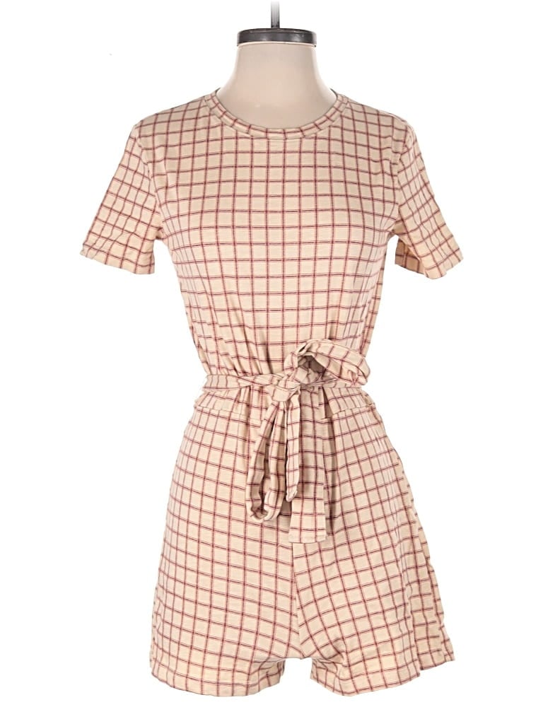 Pre-owned Zara Romper In Tan
