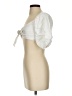 Zara Ivory Short Sleeve Blouse Size S - photo 5
