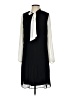 DKNY 100% Polyester Black Casual Dress Size 4 - photo 1