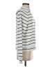 Evereve Stripes Silver Turtleneck Sweater Size S - photo 4