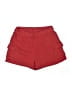 Forever 21 Solid Red Cargo Shorts Size 9 - 10 - photo 1