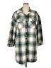 Unbranded 100% Polyester Plaid Green Coat Size XL - photo 1