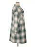 Unbranded 100% Polyester Plaid Green Coat Size XL - photo 4