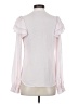 Express 100% Polyester Pink Long Sleeve Blouse Size XS - photo 2