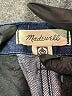 Madewell 100% Cotton Chevron-herringbone Blue Jeans Size 24 waist - photo 6