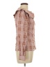 Unbranded Brown Long Sleeve Blouse Size L (estimated) - photo 4