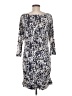 Doncaster Collection Print Silver Casual Dress Size 6 - photo 2