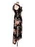 Shein 100% Polyester Floral Black Casual Dress Size M - photo 4