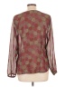 Sigrid Olsen 100% Polyester Burgundy Long Sleeve Blouse Size L - photo 2