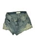 BCBGMAXAZRIA Paisley Blue Denim Shorts Size S - photo 1