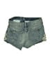 BCBGMAXAZRIA Paisley Blue Denim Shorts Size S - photo 2