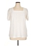 Unbranded Ivory Short Sleeve Blouse Size XL - photo 1