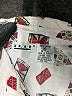 Assorted Brands 100% Cotton Print Ivory Long Sleeve Button-Down Shirt Size M - photo 7