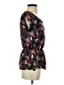 LC Lauren Conrad 100% Polyester Black Short Sleeve Blouse Size XS - photo 4