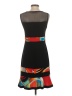 Papillon Graphic Black Cocktail Dress Size S (estimated) - photo 2