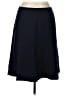 Ann Taylor Solid Black Blue Formal Skirt Size 10 - photo 1