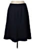 Ann Taylor Solid Black Blue Formal Skirt Size 10 - photo 2