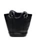 MCM 100% Leather Solid Black Leather Shoulder Bag One size - photo 3