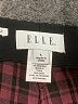 Elle Plaid Burgundy Casual Pants Size L - photo 7
