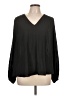 Current Air 100% Polyester Black Long Sleeve Blouse Size L - photo 1